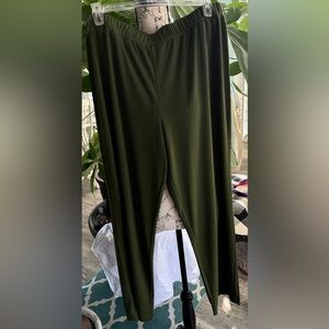 Susan Graver Olive Green Trousers
